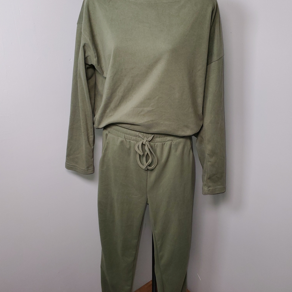 Olive Green Women's Lounge Set